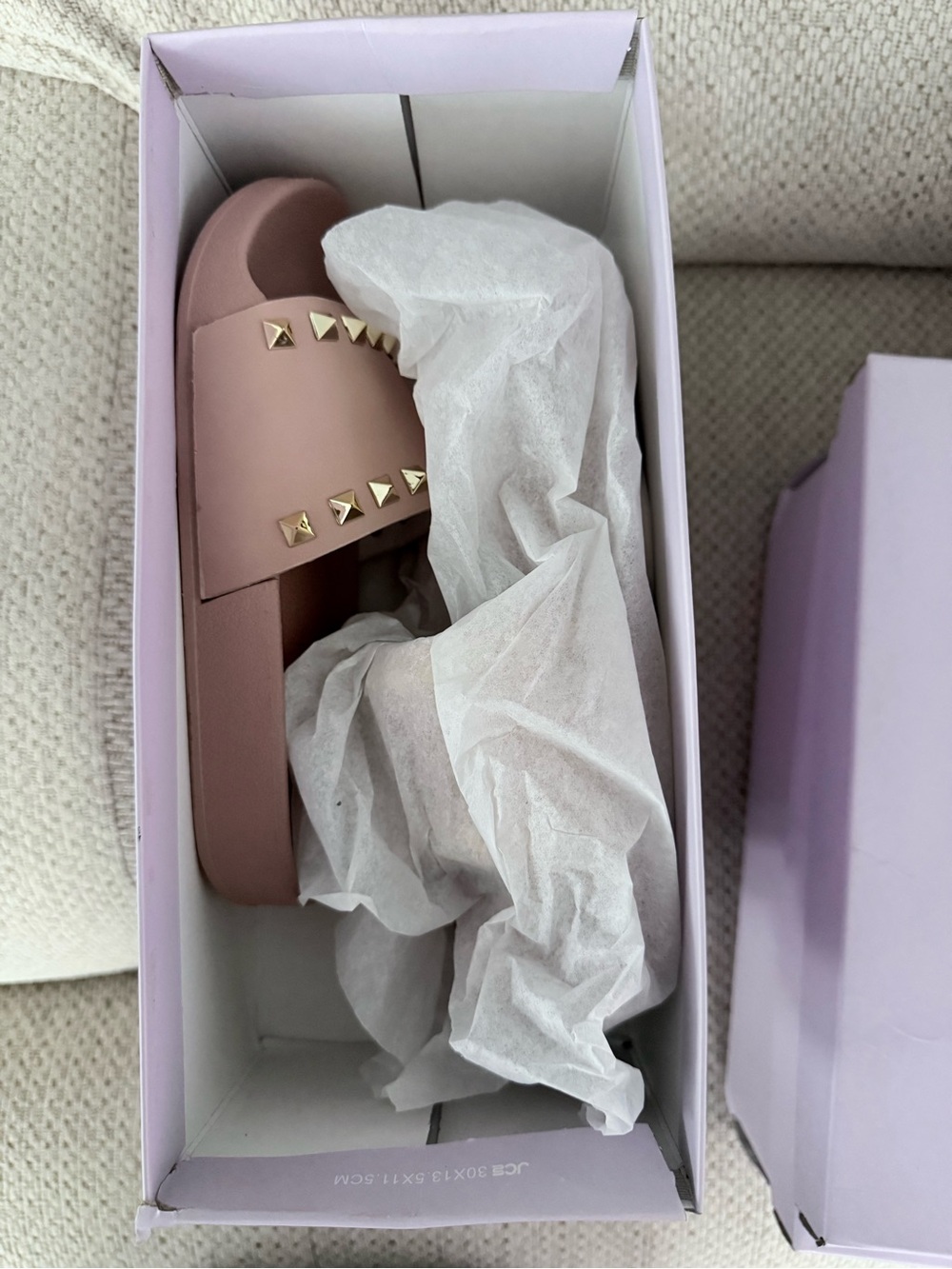 Steve Madden Studded Slide Sandals - blush pink